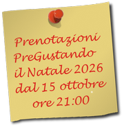 Prenotazioni dalle ore 21:00 del 15 ottobre